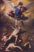 Luca  Giordano The Fall of the Rebel Angels Spain oil painting artist